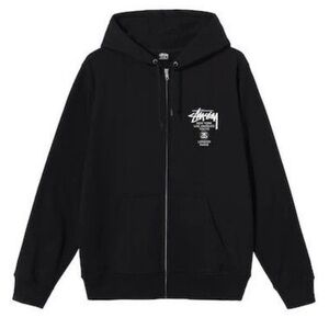 Hard to find! Brand new Authentic Stussy World Tour Zip-Up Hoodie
